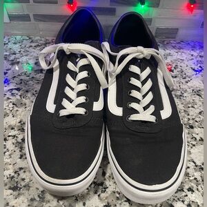 Vans Black and White Sneakers size 10